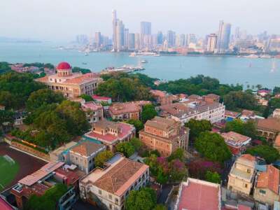 Take a ferry to Gulangyu Island