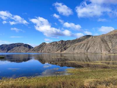 Distant view of Irtysh Lake