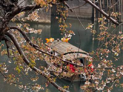 Boating on Tuojiang River