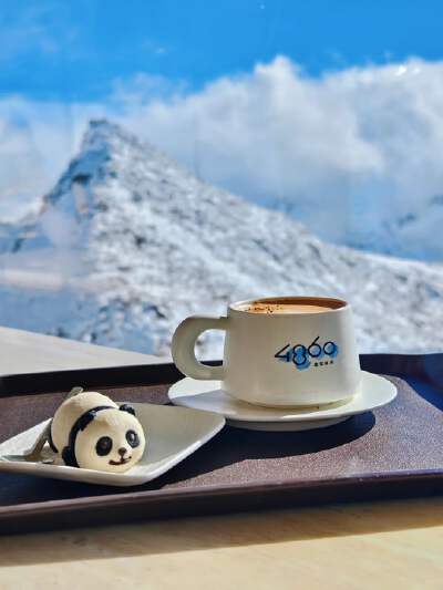 Photo stop at the world’s highest “loneliest café” (coffee at own expense)