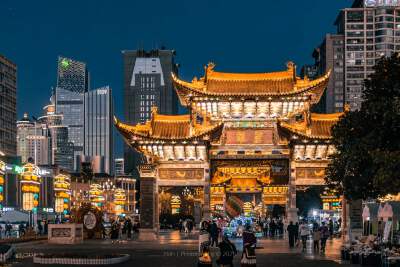 Golden Horse and Jade Rooster Archway