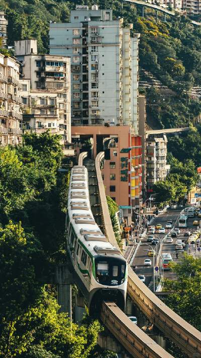 Liziba Monorail Viewing Platform