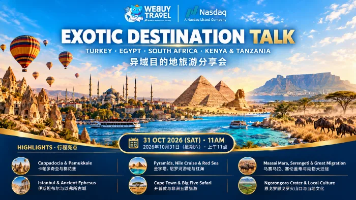 EXOTIC DESTINATION TALK - TURKEY, EGYPT, SOUTH AFRIA, KENYA & TANZANIA