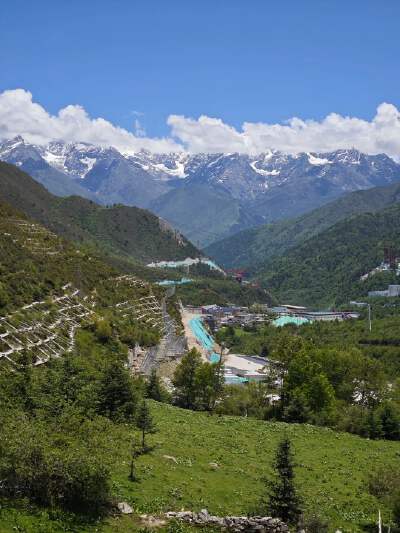 Zheduo Mountain and West of Zheduo Observation Deck