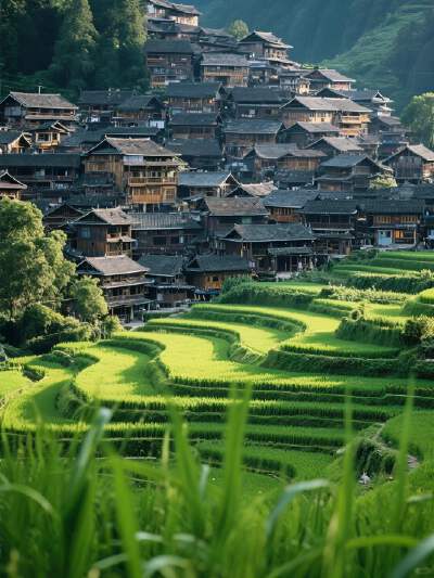 Xijiang Qianhu Miao Village (with 4 buggy transfers)