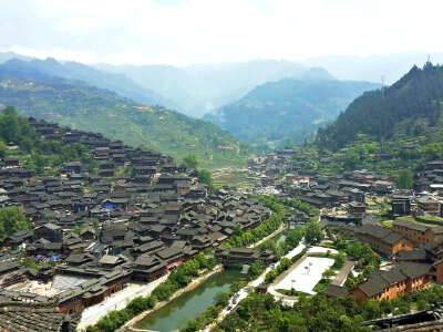 Xijiang Qianhu Miao Village (incl. 4-segment cart and Miao costume experience)