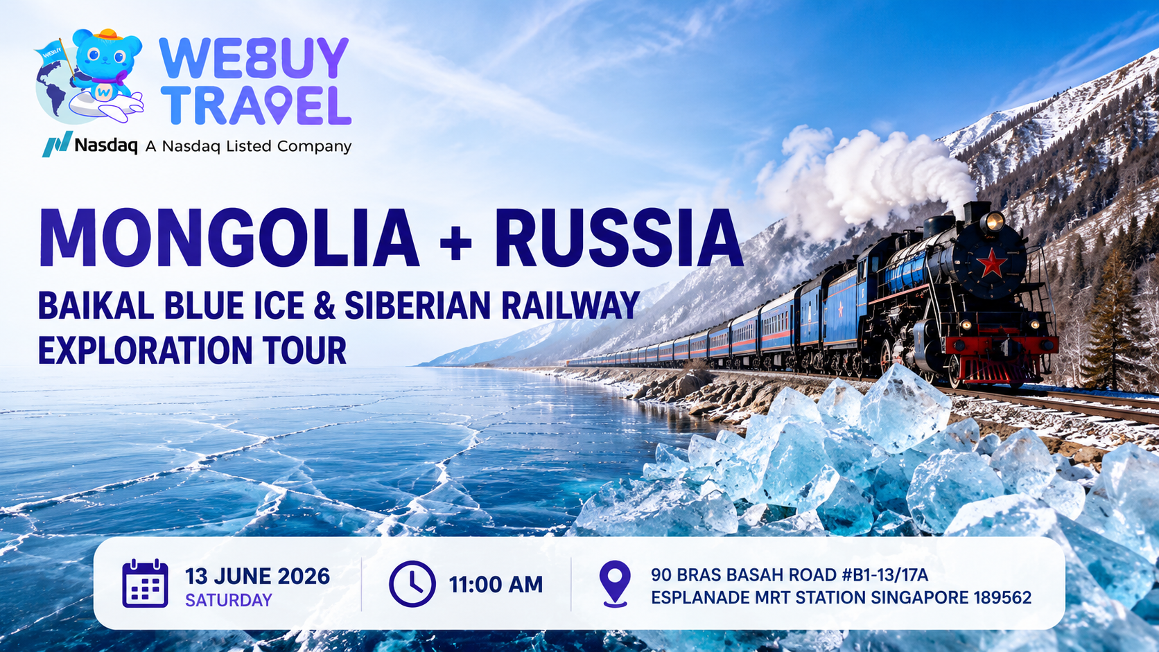 Mongolia + Russia Baikal Blue Ice Adventure