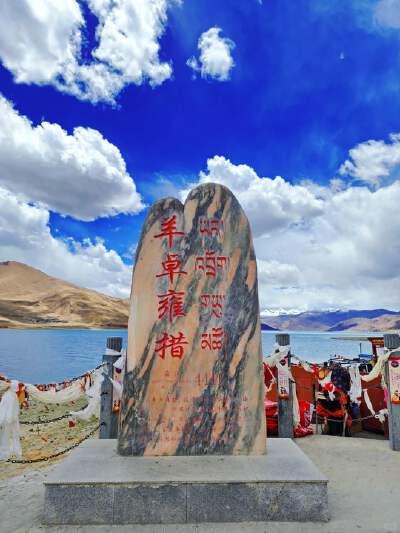 Yamdrok Yumtso Lake (Photo with Tibetan Mastiffs or Yaks)