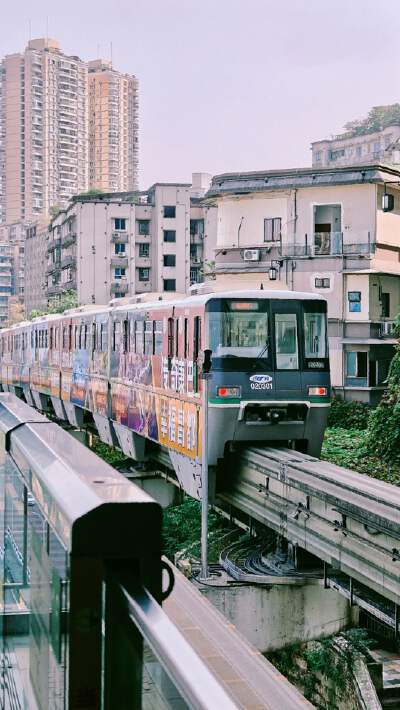 Liziba Light Rail Station (Experience to Jiefangbei Station)