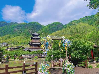 Gexian Mountain (Cable Car Up & Down)