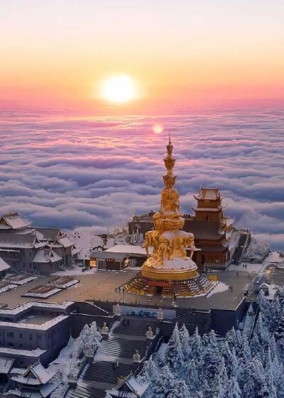 Mount Emei Golden Summit (including sightseeing bus ticket & round-trip cable car)