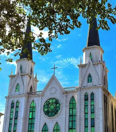 Exterior View of the Catholic Church