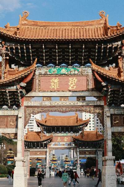 Golden Horse & Jade Rooster Archways