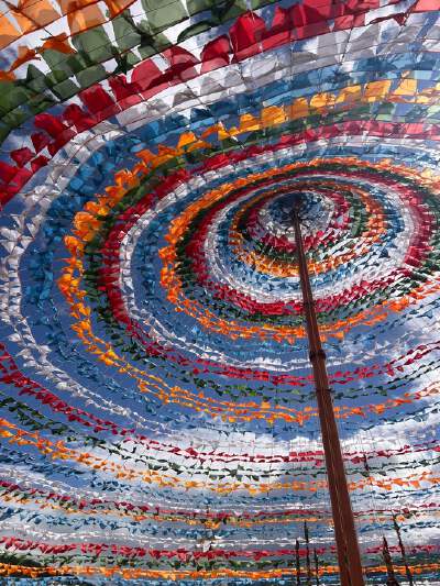Giant Prayer Flag Hotspot