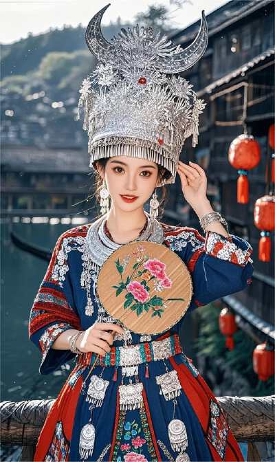 Miao Ethnic Costume Experience (excluding headgear and makeup)