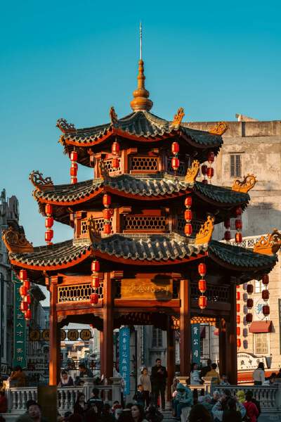 Xiaogongyuan, Laomagong Temple, Shantou Old Town + ArcadeBuildings