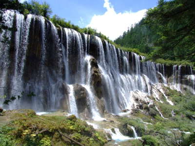 Five Flower Lake, Nuorilang Waterfall and Long Lake