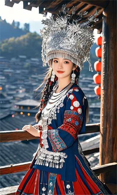 Miao Ethnic Costume Experience (excluding headgear and makeup)