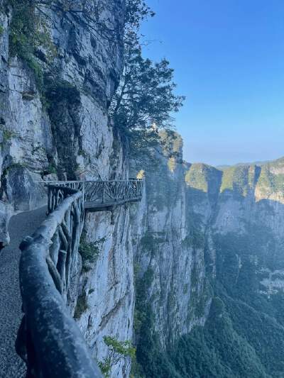 Tianmen Mountain (cable car + Tianmen Cave + escalator + Glass Skywalk with shoe covers)
