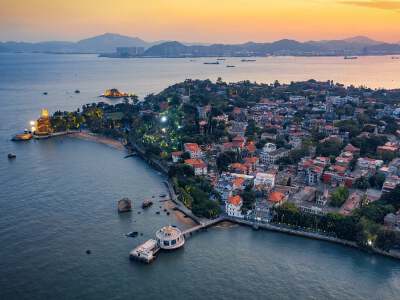 Take a ferry to Gulangyu Island