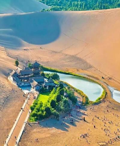 Singing Sand Dunes & Crescent Lake (includes electric cart, shoe covers, camel ride)