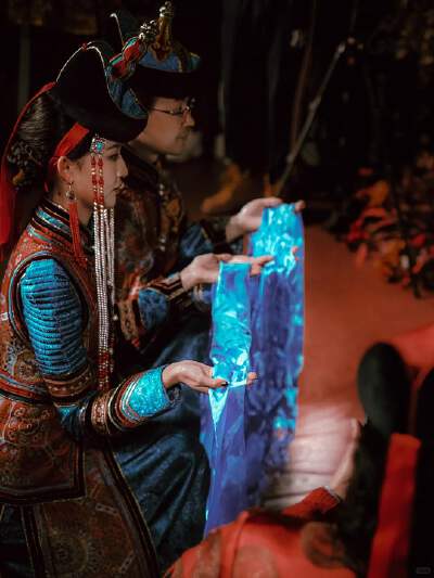 Blue Khadag Toast Ceremony & Welcome Wine