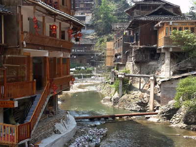 Terraces, Stilt Houses and Wind-Rain Bridge