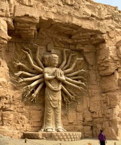 Mogao Caves (includes eco-friendly shuttle bus and digital film)