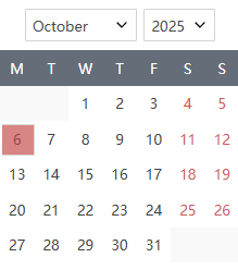 Mid-Autumn Festival Calendar