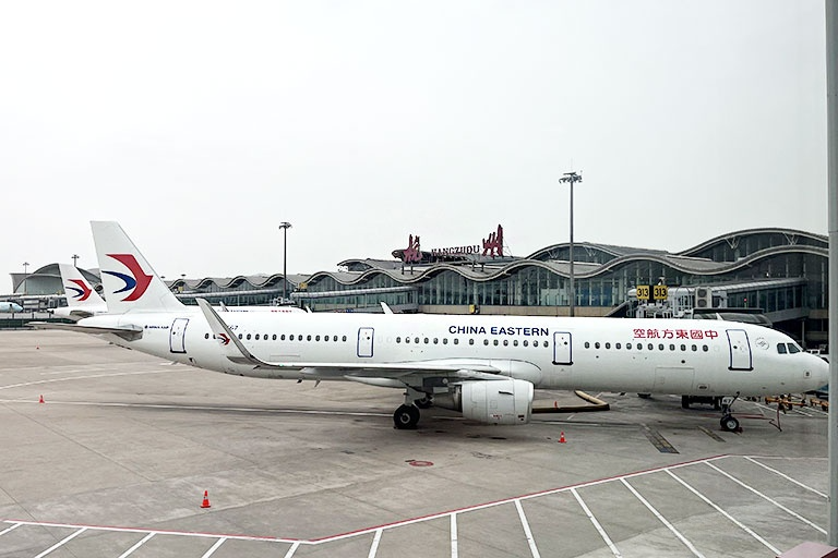 Planes at Hangzhou Xiaoshan International Airport