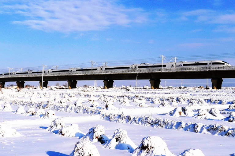 Passing through the land of snow