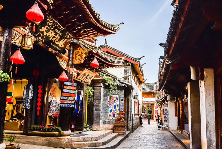 Shops in the Walking Alley