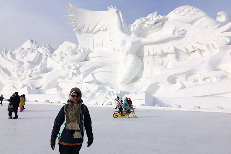 Snow Sculptures (Sun Island)