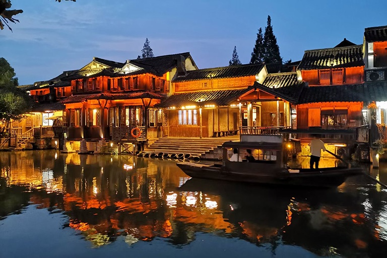 Wuzhen Water Town at Night