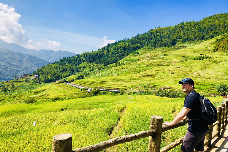 Our Customers Traveled in Longji, Guilin in September