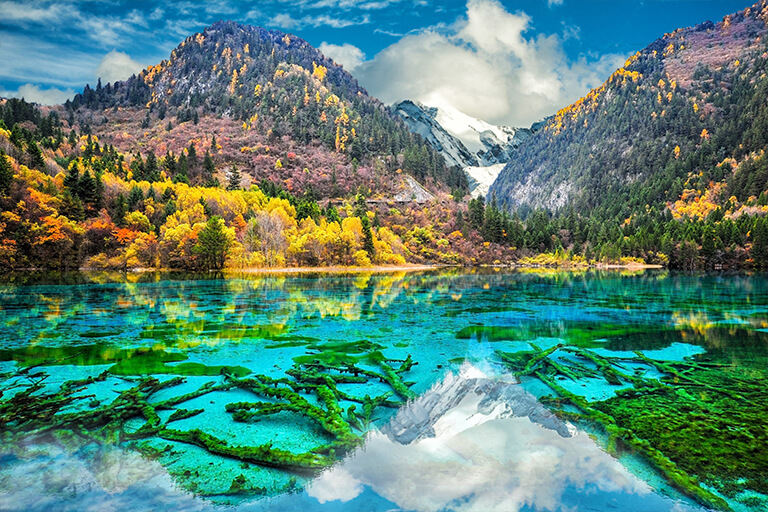 Jiuzhaigou Valley in October