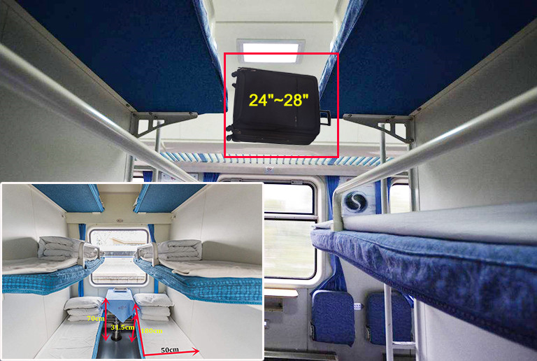 China Train Luggage Allowance and Space