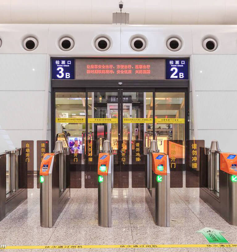 Security Check at Train Station