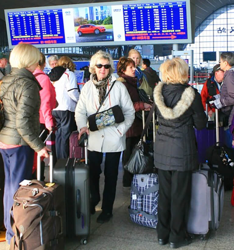 Security Check at Train Station