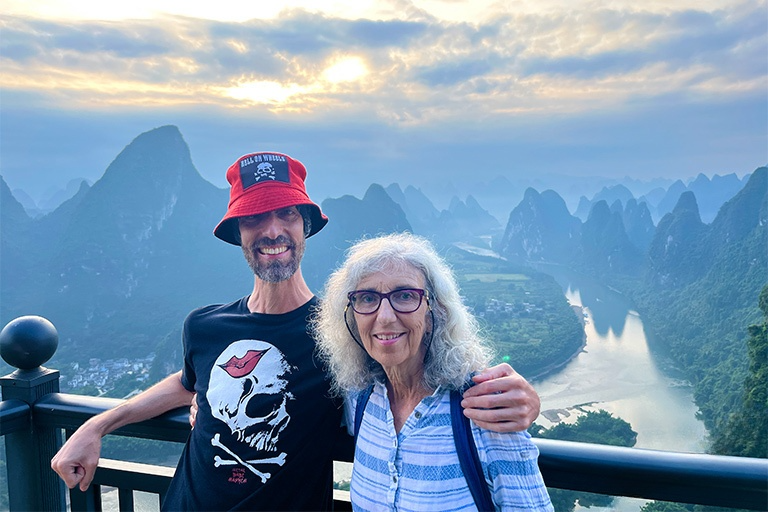 Yangshuo Xianggong Hill Sunrise