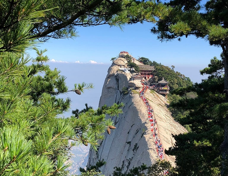 West Peak of Mount Huashan in September