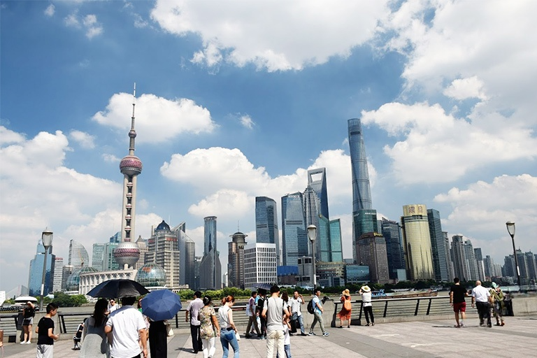The Bund Night View in Shanghai