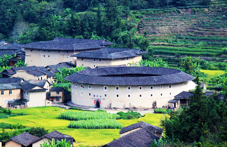 Fujian Tulou in Spring