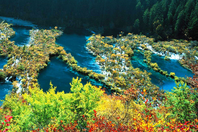 Jiuzhai Valley Scenery