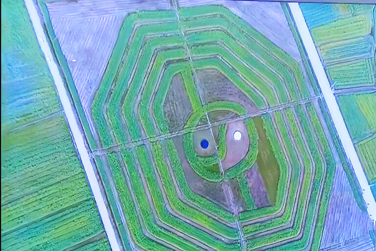 Eight Diagram of Rape Flowers