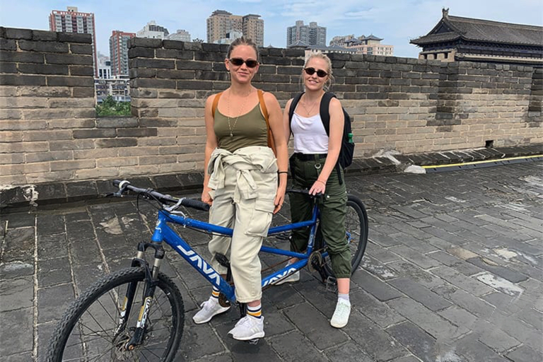 Biking on Xian Ancient City Wall