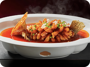 Squirrel-Shaped Mandarin Fish