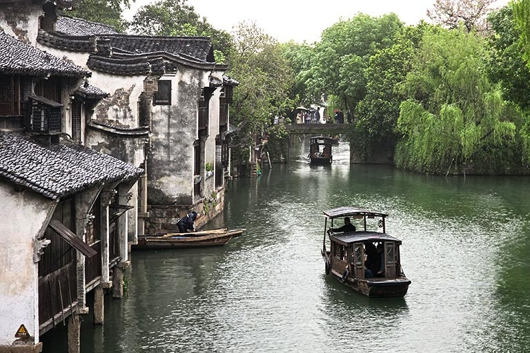 Wuzhen Water Town Night View