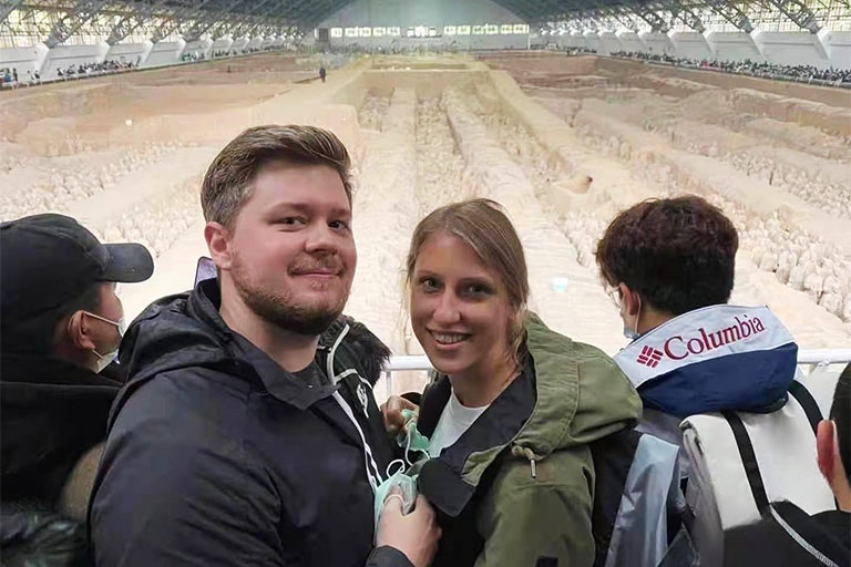 Our Customer Visited Terracotta Warriors in Xian
