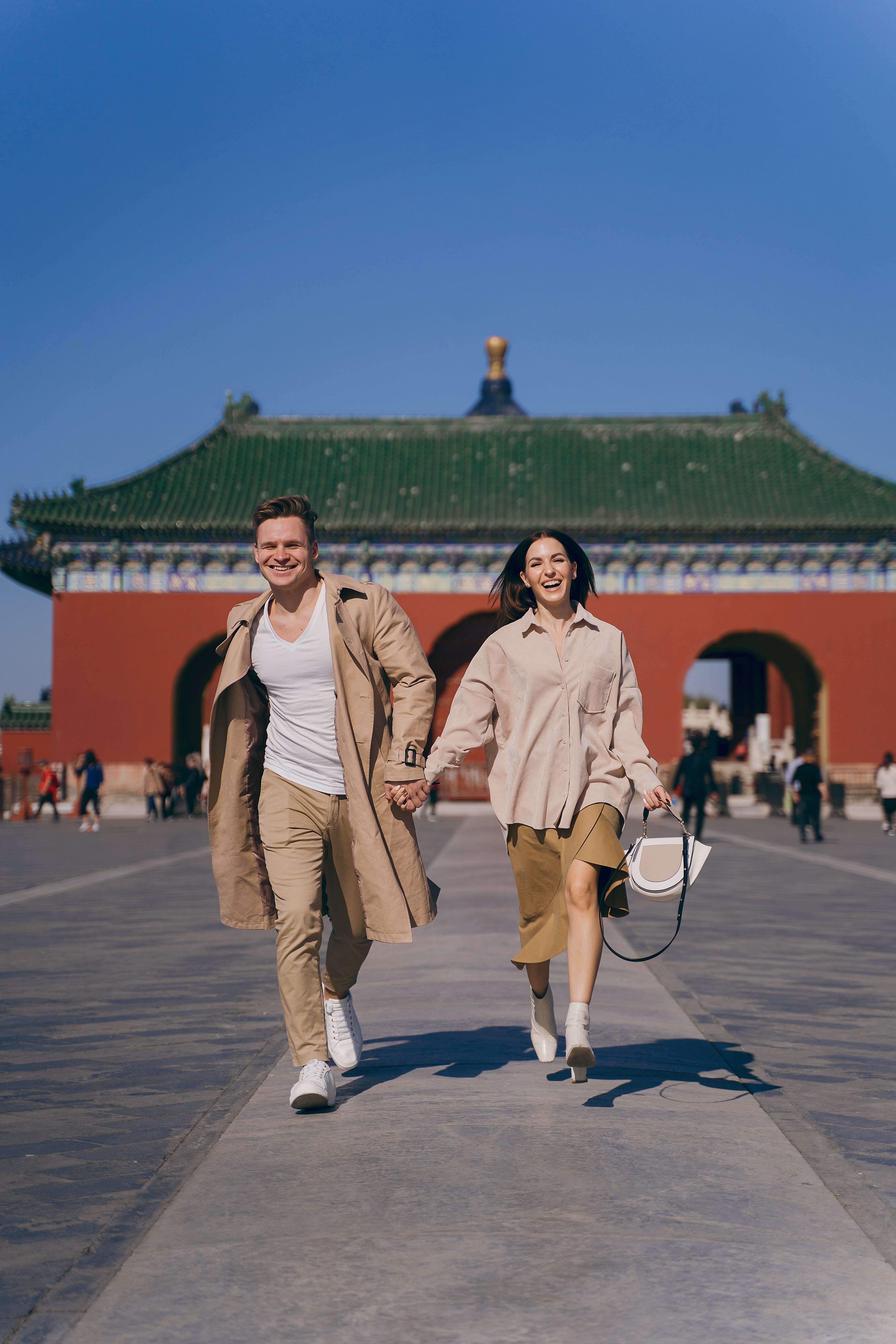 The grand entrance of the Forbidden City in Beijing, China